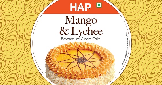 Hap Mango & Lychee Flavored Ice Cream Cake Device mark 4956101 Trademark