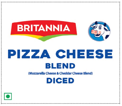 Britannia Pizza Cheese Blend Diced Device mark 4961419 Trademark