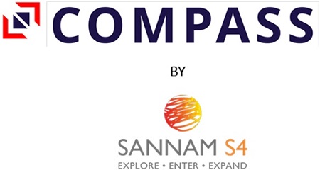 Compass By Sannam S4 Logo Device mark 4963741 Trademark