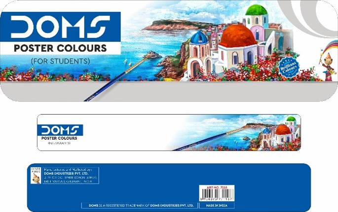 Doms Poster Colours Packaging Device mark 4968589 Trademark