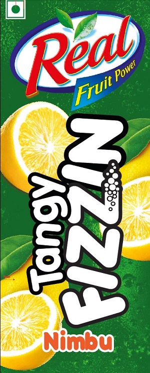 Real Fruit Power Tangy Nimbu Fizzin Device mark 4969854 Trademark