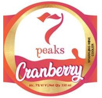 7 Peaks Cranberry Device mark 4982326 Trademark