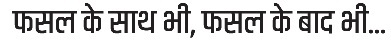 Fasal Ke Saath Bhi, Fasal Ke Baad Bhi ... Device mark 4982383 Trademark