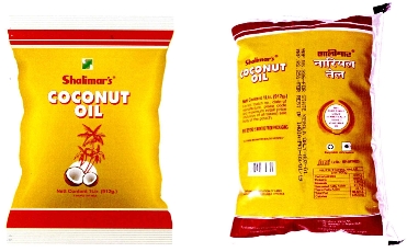 Shalimar Coconut Oil (yellow Pouch) 1 Ltr. Device mark 4985300 Trademark