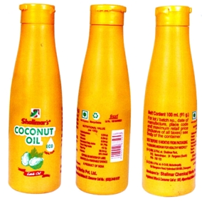 Shalimar Coconut Oil Eco 100 Ml. Yellow Device mark 4985310 Trademark