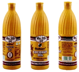 Shalimar Coconut Oil Yellow Hdpe 500 Ml. Device mark 4985308 Trademark