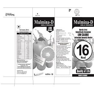 Mulmina-d Amla Orange (device) Device mark 4996960 Trademark