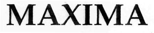 Maxima (label) Device mark 2804113 Trademark