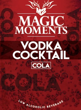 M2 Magic Moments Vodka Cocktail Cola (label) Device mark 5001731 Trademark