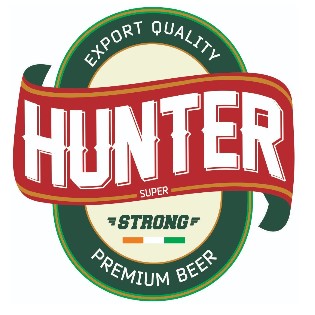 Hunter Super Strong Premium Beer Device mark 5006075 Trademark