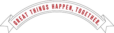 Great Things Happen, Together. Device mark 5005753 Trademark