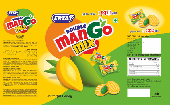 Ertay Double Mango Mix Device mark 5008273 Trademark