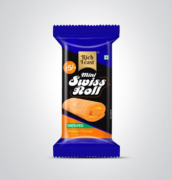 Rich Feast Mini Swiss Roll Orange Flavour Device mark 5008279 Trademark