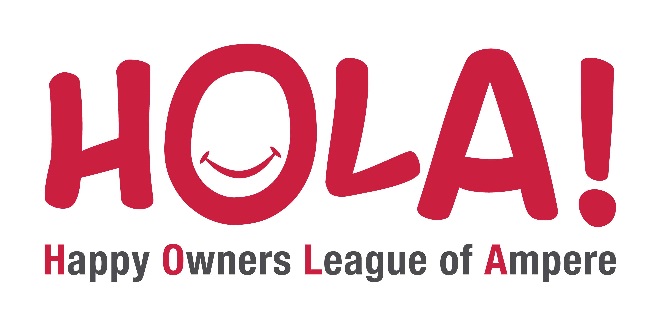Hola! Happy Owners League Of Ampere Device mark 5009332 Trademark
