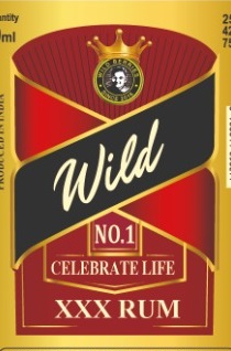 Wild No. 1 Celebrate Life Xxx Rum Device mark 5011992 Trademark