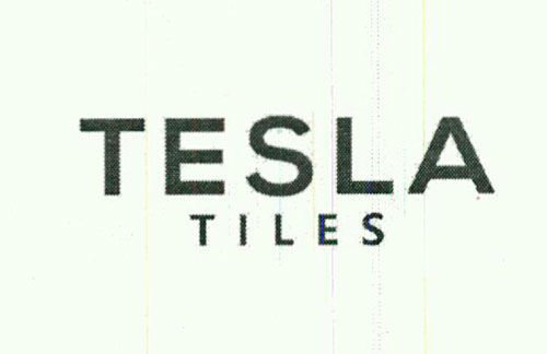Tesla Tiles Device mark 5015140 Trademark