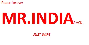 Peace Forever Mr. India Pack Just Wipe Device mark 5015741 Trademark