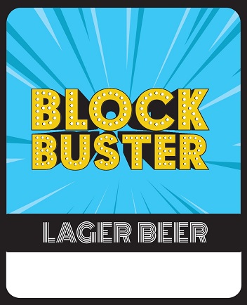 Blockbuster Lager Beer Device mark 5016933 Trademark