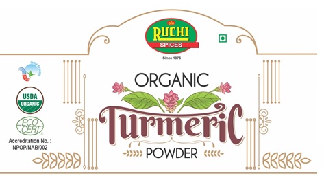 Ruchi Spices Organic Turmeric Powder Device mark 5019438 Trademark