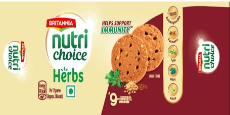 Britannia Nutrichoice Herbs Device mark 5021342 Trademark