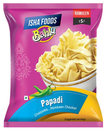 Isha Foods Bablu Papadi Device mark 5026699 Trademark