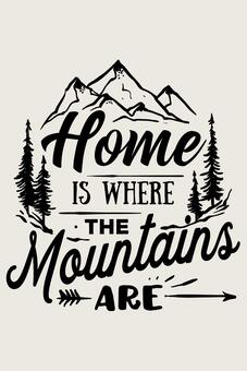 Home Is Where The Mountains Are Device mark 5026776 Trademark