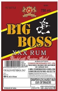 Big Boss Xxx Rum Device mark 5032318 Trademark