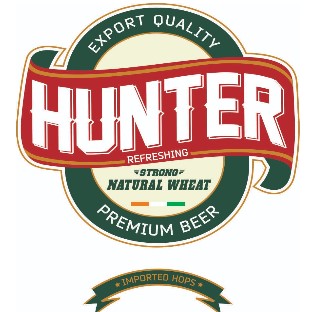 Hunter Refreshing Strong Natural Wheat Premium Beer Device mark 5019789 Trademark