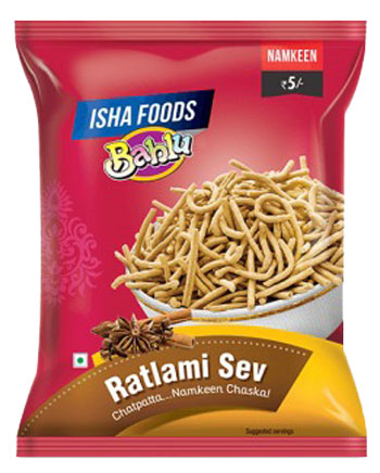Isha Foods Bablu Ratlami Sev Device mark 5026698 Trademark