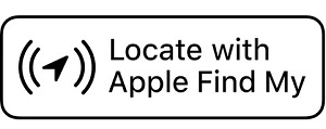 Locate With Apple Find My Arrow And Waves Badge (logo And Device ) Device mark 5037689 Trademark