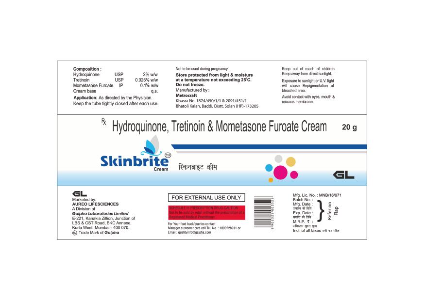 Skinbrite Device mark 5041851 Trademark