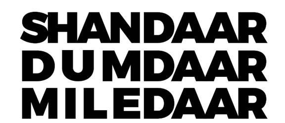 "shandaar Dumdaar Miledaar" Device mark 5050155 Trademark