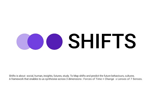 Shifts Along With Three Dots. Device mark 5056265 Trademark