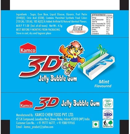Kamco 3d Device mark 5067653 Trademark