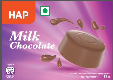 Hap Milk Chocolate Device mark 5067990 Trademark