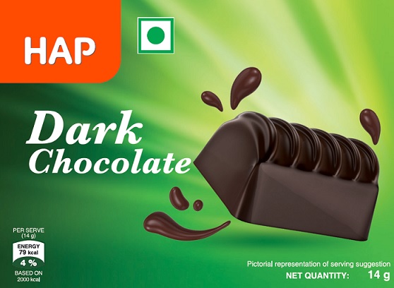 Hap Dark Chocolate Device mark 5067988 Trademark