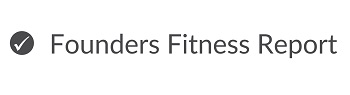 Founders Fitness Report (with Device) Device mark 5091486 Trademark