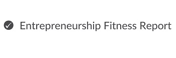Entrepreneurship Fitness Report (with Device) Device mark 5091488 Trademark