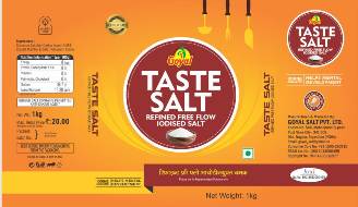 Goyal Taste Salt Device mark 5098214 Trademark