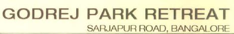 Godrej Park Retreat Sarjapur Road, Bangalore Device mark 5102725 Trademark