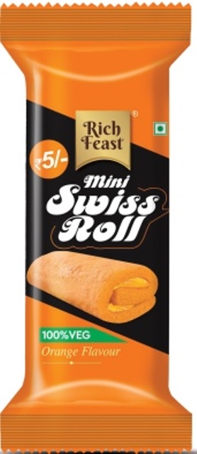 Rich Feast Mini Swiss Roll Orange Flavour Device mark 5105912 Trademark