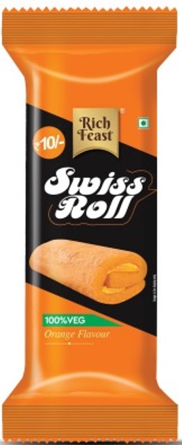 Rich Feast Swiss Roll Orange Flavour Device mark 5105914 Trademark