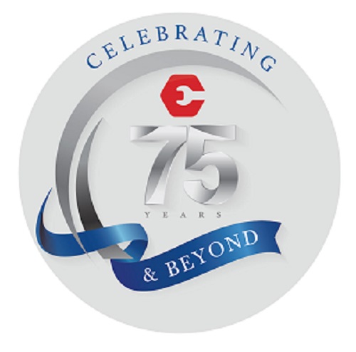 Celebrating 75 Years And Beyond ( Logo And Device) Device mark 5113168 Trademark