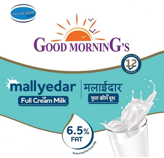 Device Of ‘the Kute Group Dairy Good Morning’s Mallyedar Full Cream Milk’ Device mark 5115681 Trademark