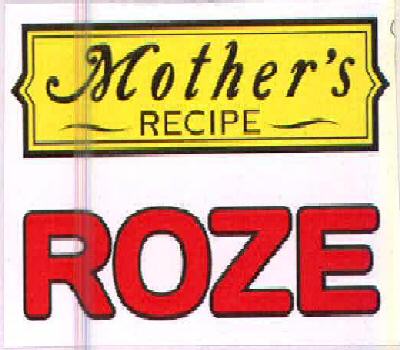 Mother's Recipe Roze Device mark 2271805 Trademark