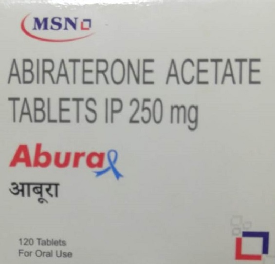 Abiraterone Acetate Tablets Ip 250 Mg Abura Device mark 5118432 Trademark