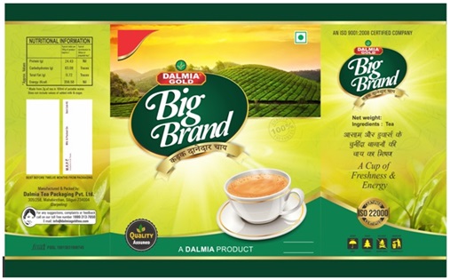 Dalmia Gold Bigbrand Tea Device mark 5119378 Trademark