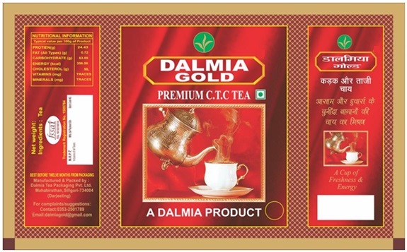 Dalmia Gold Premium C.t.c Tea Device mark 5119380 Trademark