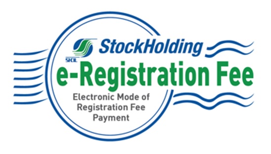 Stockholding E-registration Fee Device mark 5130812 Trademark