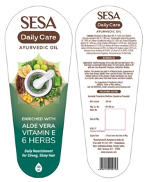 Sesa Daily Care Ayurvedic Oil Device mark 5163132 Trademark